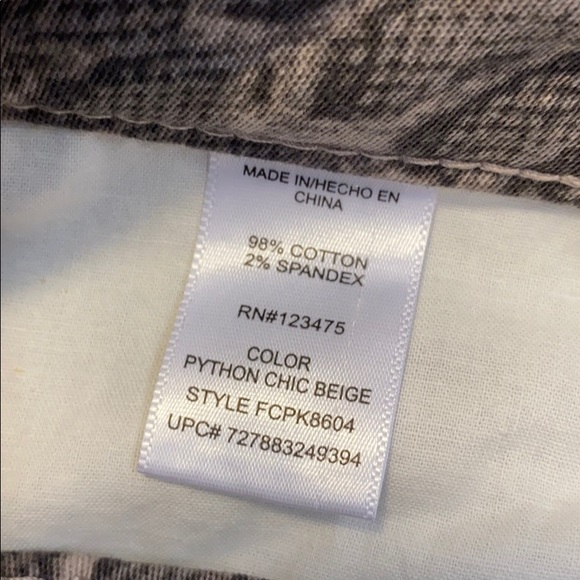 New French Connection Python Chic Skinny pants - Picture 7 of 8